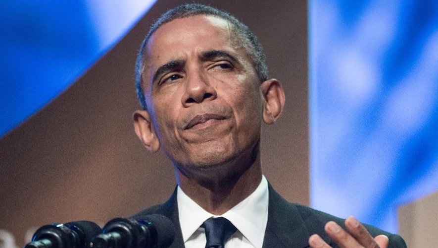 Le président américain Barack Obama à Washington le 27 septembre 2014