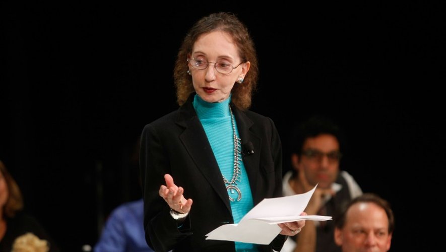L'écrivaine américaine Joyce Carol Oates à New York le 11 octobre 2014