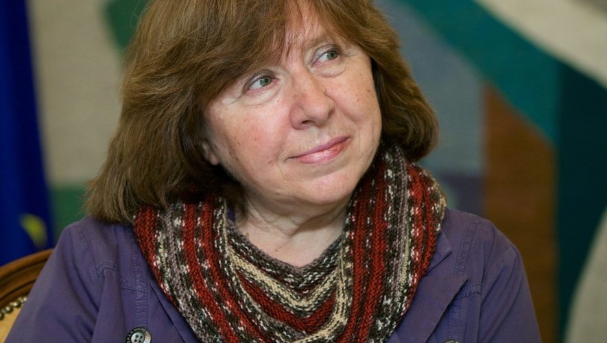 L'écrivaine biélorusse Svetlana Alexievitch à Minsk le 14 novembre 2014