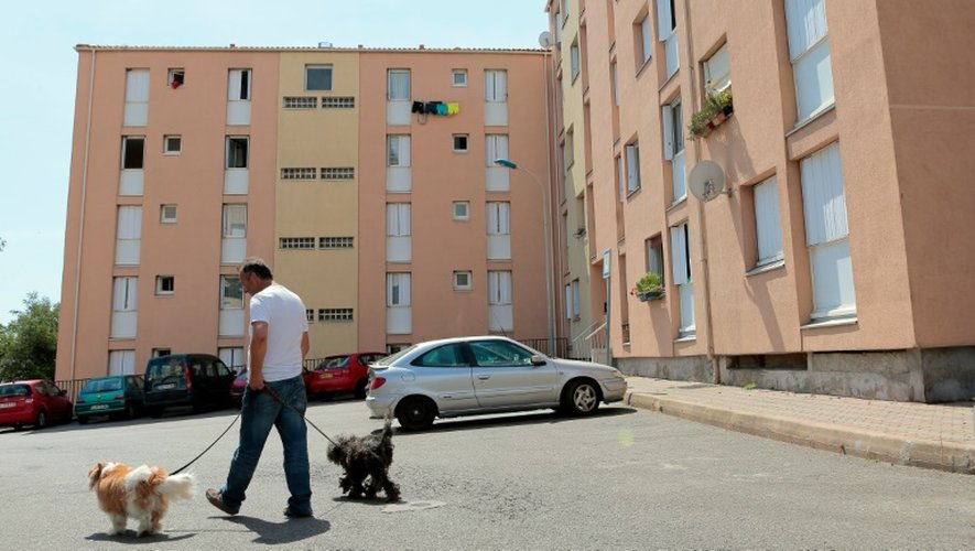 Le lotissement "Des Monts", dans le quartier métissé de Lupino, à Bastia, où a eu lieu une manifestation au lendemain des incidents de Sisco