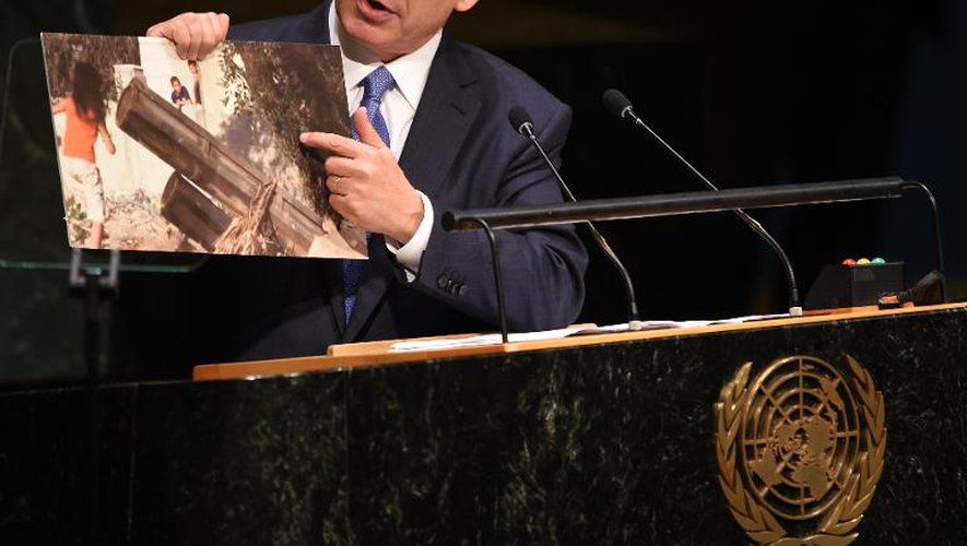Le Premier ministre israélien Benjamin Netanyahu, le 29 septembre 2014 à New York