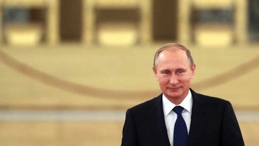 Le président russe Vladimir Poutine à Moscou le 1er octobre 2015