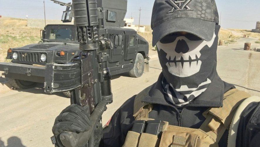 Selfie transmis le 18 août 2016 par "Mike", alias Peshmerganor, un ancien soldat norvégien qui combat avec les forces kurdes contre les jihadistes de l'EI au nord de Mossoul, en Irak