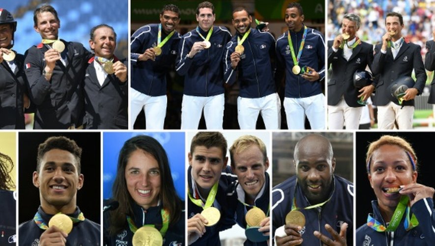 Les médaillés d'or français aux JO de RIO