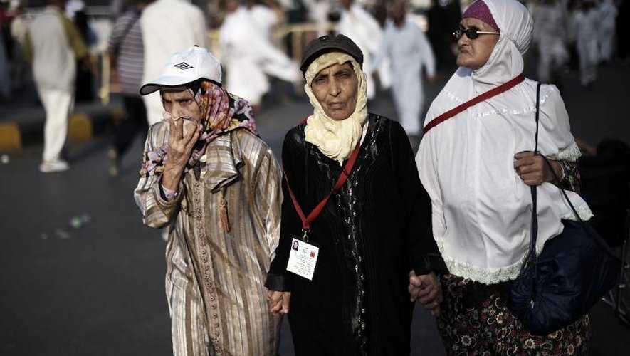 Des pélerins le 29 septembre 2014 à La Mecque