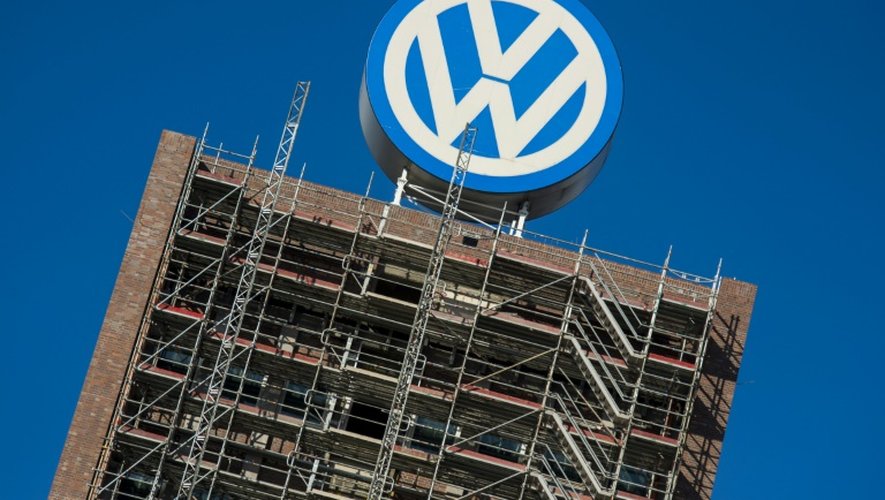 Le siège historique de Volkswagen en rénovation, le 30 septembre 2015, à Wolfsburg (nord de l'Allemagne)