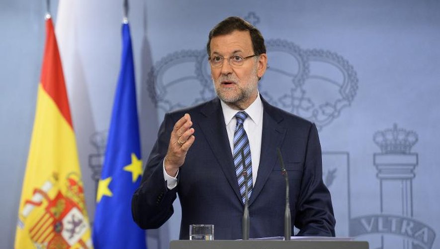 Le Premier ministre espagnol Mariano Rajoy, le 29 septembre 2014 à Madrid