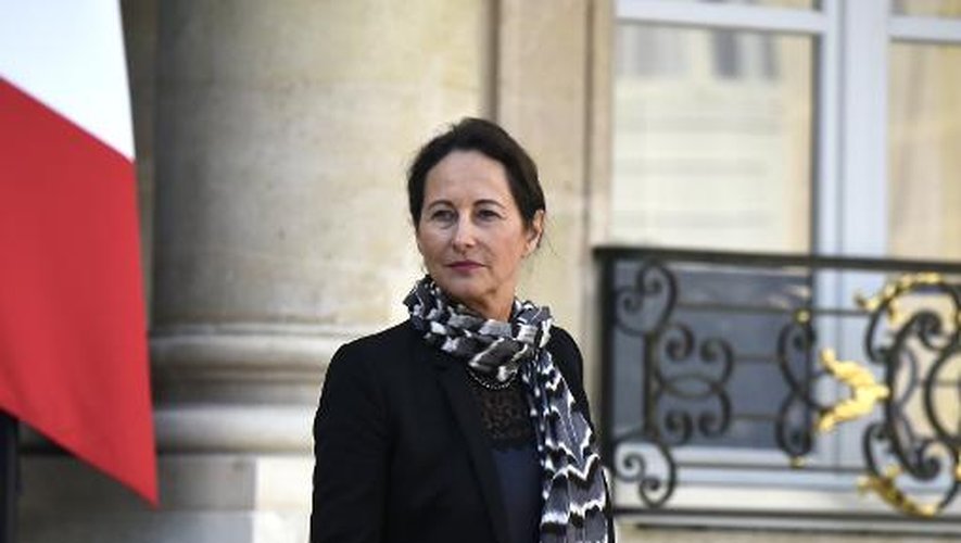 La ministre de l'Ecologie, Ségolène Royal, au Palais de l'Elysée le 25 septembre 2014