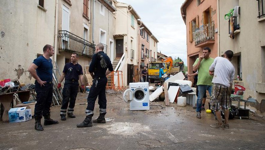 Opération de nettoyage le 30 septembre 2014 à Saint-Pargoire près de Montpellier