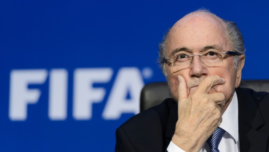 Le président démissionnaire de la Fifa Joseph Blatter, le 20 juillet 2015 au siège de l'instance à Zurich
