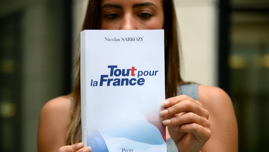 Exemplaire du livre de Nicolas Sarkozy "Tout pour la France", présenté le 22 août  2016