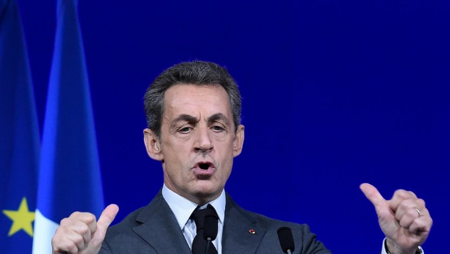 L'ex-président et candidat à l'élection de 2017 Nicolas Sarkozy à Paris, le 13 février 2016