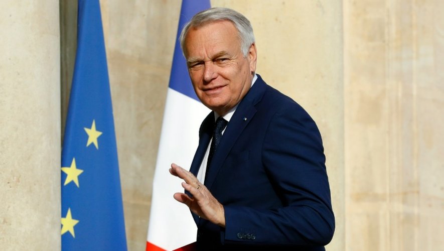 Le ministre des Affaires étrangères Jean-Marc Ayrault à Paris, le 11 août 2016
