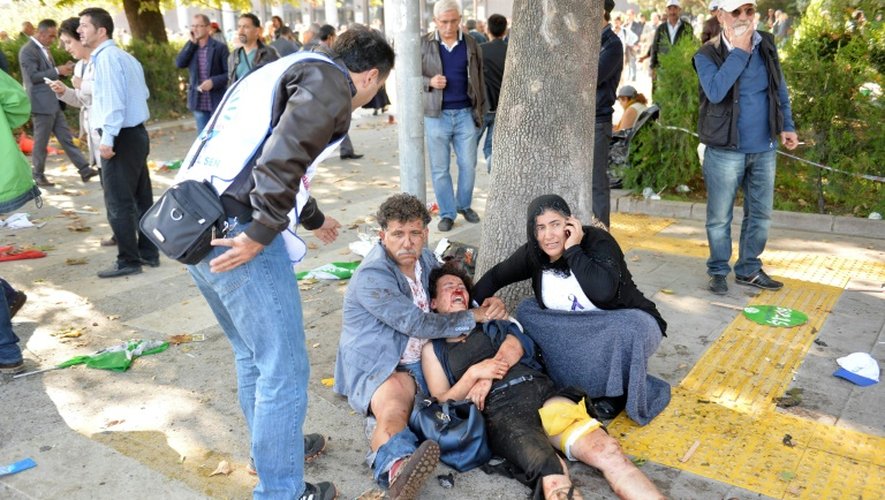 Une victime de l'attentat commis le 10 octobre 2015 à Ankara