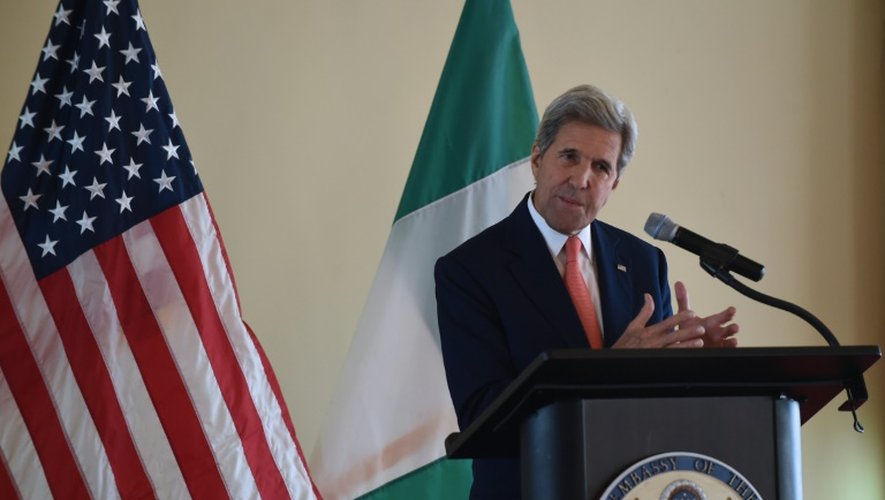 Le secrétaire d'état américain John Kerry à Sokoto, le 23 août 2016