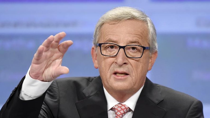 Le président de la Commission européenne Jean-Claude Juncker, le 10 septembre 2014 à Bruxelles