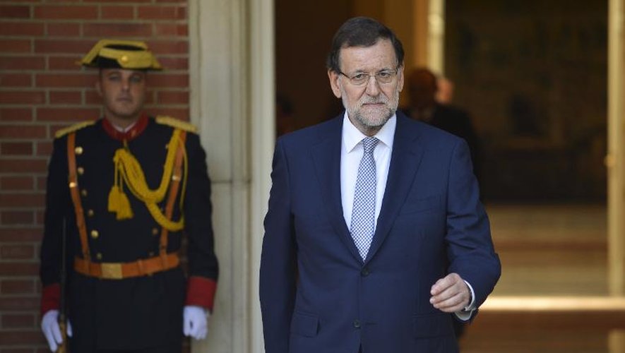 Mariano Rajoy le 1er octobre 2014 à Madrid