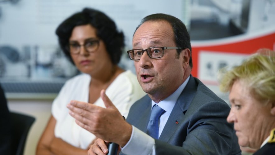 La ministre du Travail Myriam El Khomri a souligné "deux évolutions de fond qui soulignent l'ampleur du retournement de tendance"lors d'une visite à Trelaze, dans le Maine-et-Loire