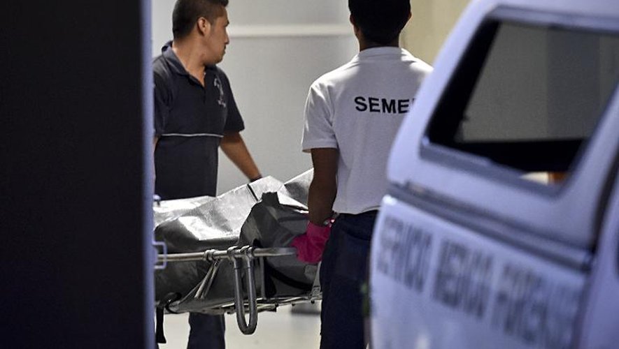 Arrivée le 4 octobre 2014 à la morgue de Gerrero de  cadavres retrouvés à Iguala