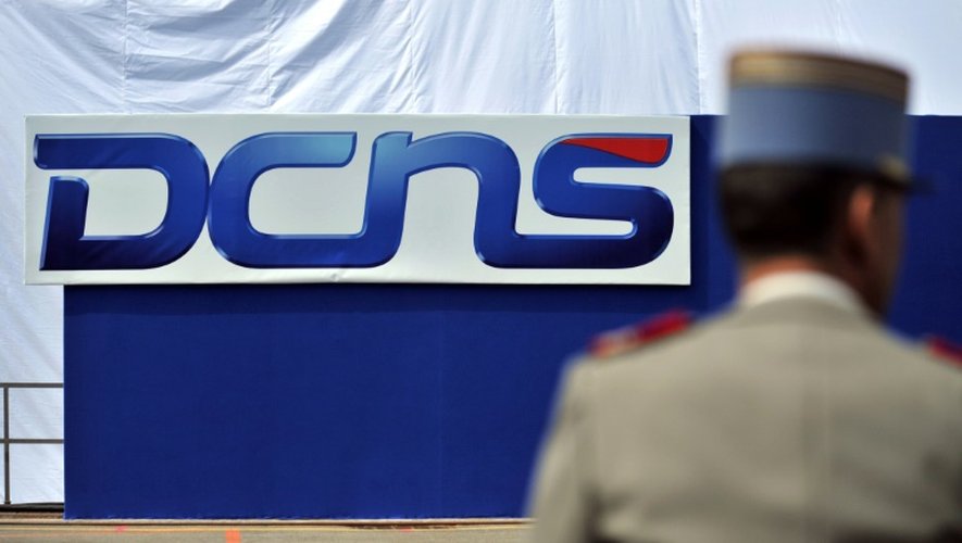 Le logo du groupe DCNS, spécialiste du naval de défense, le 4 mai 2010