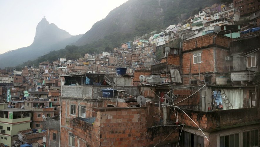 Une favela de Rio de Janeiro, le 15 juillet 2011
