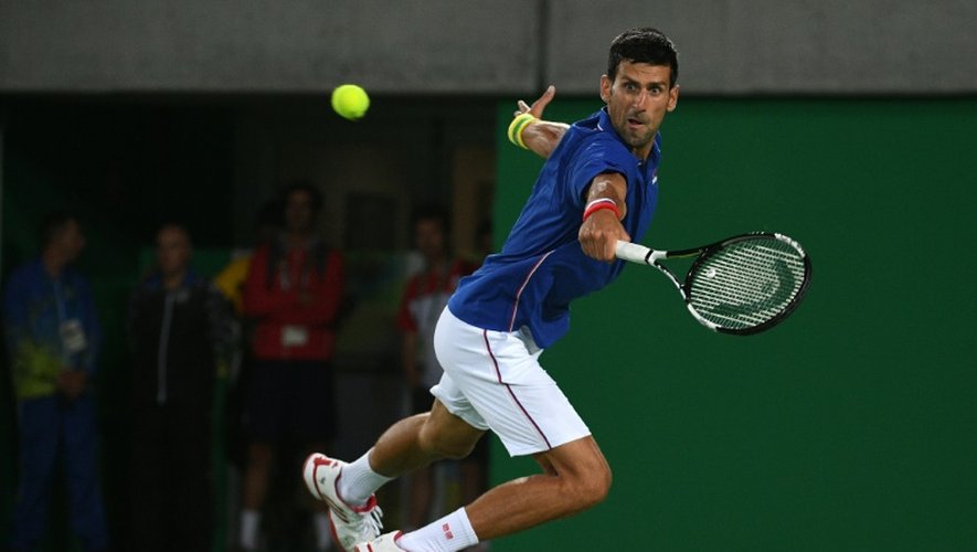Novak Djokovic, lors des Jeux de Rio, le 7 août 2016