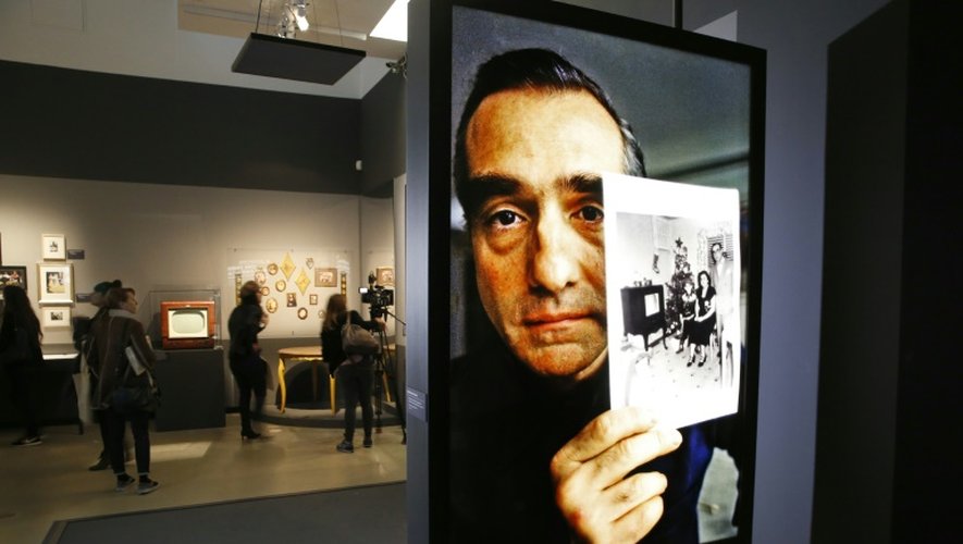 Une photo du réalisateur américain Martin Scorcese, lors d'une exposition qui lui est consacré à la Cinémathèque française de Paris, le 12 octobre 2015