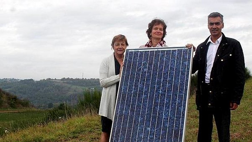Les organisateurs du salon ont souhaité présenter cette dernière édition sur le terrain qui accueillera prochainement la ferme photovoltaïque.