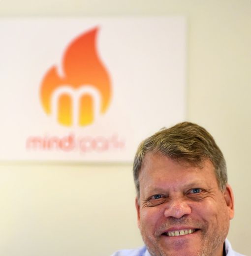 Gray Benoist, cofondateur et président de Mindspark, dans ses bureaux à Santa Monica, le 24 août 2016