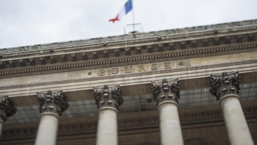 Le Palais Brongniart, ex-Bourse de Paris, le 22 août 2014