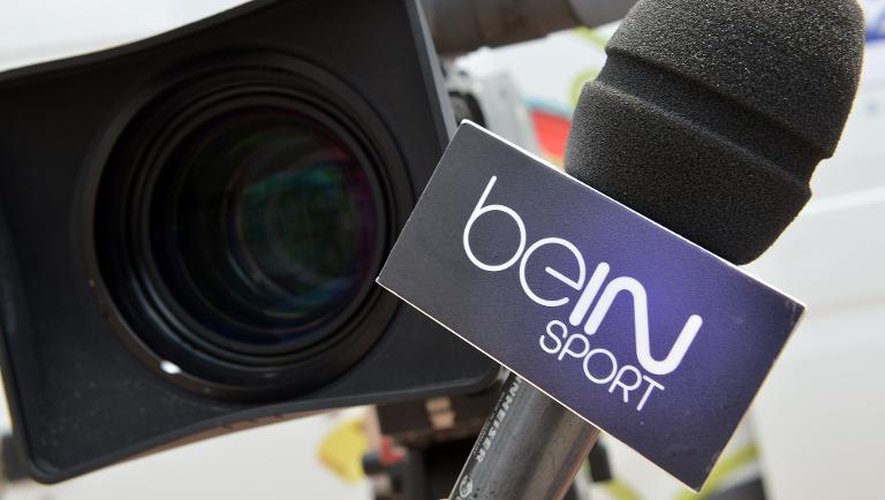 Un micro et une caméra de la chaîne beIN Sports, à l'origine de la plainte sur les droits de diffusion du Top 14 2014-2019