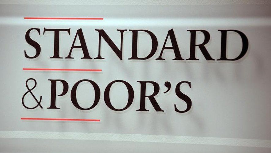 Le logo de l'agence de notation américaine Standard and Poor's