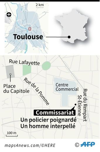 Un policier poignardé à Toulouse