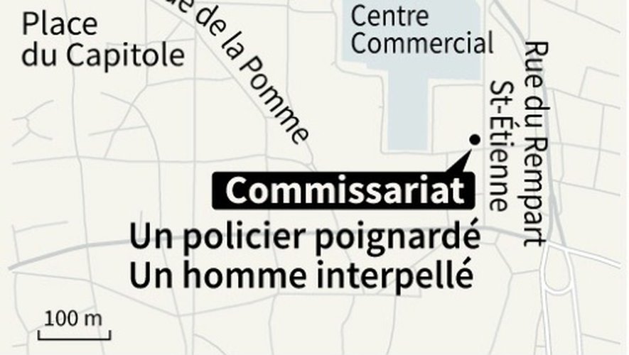 Un policier poignardé à Toulouse