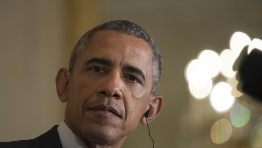 Le président américain Barack Obama à la Maison Blanche, le 16 octobre 2015, à Washington