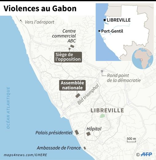 Violences au Gabon