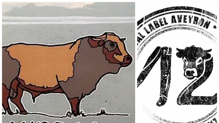 A gauche, le nouveau sticker, dessiné par l'illustratrice espalionnaise La Hache. A droite, le précédent sticker a été écoulé à 20 000 exemplaires.