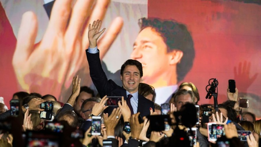 Justin Trudeau le 20 octobre 2015 à Montreal
