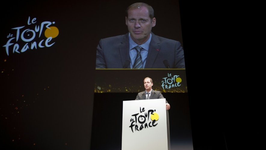 Le directeur général du Tour de France, Christian Prudhomme, le 22 octobre 2014 à Paris