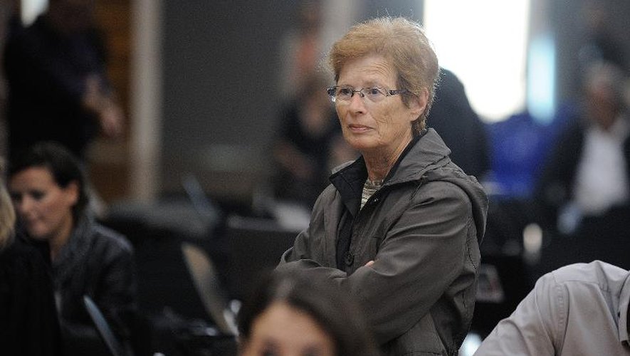 Françoise Babin, ancienne adjointe au maire de La Faute-sur-Mer, au procès de la tempête Xynthia aux Sables-d'Olonne, le 17 octobre 2014