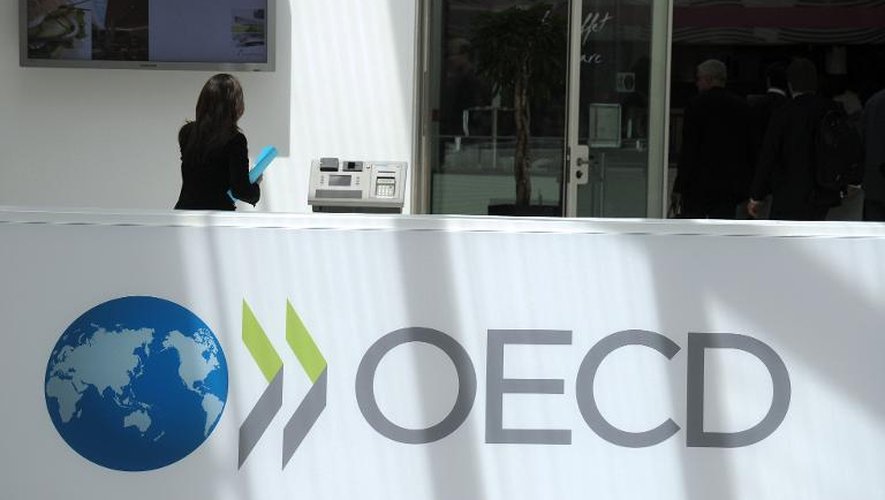 Les locaux de l'OCDE (OECD en anglais) à Paris