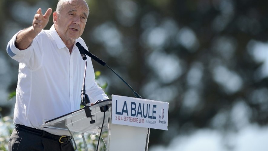 Alain Juppé, le 3 septembre 2016 à La Baule