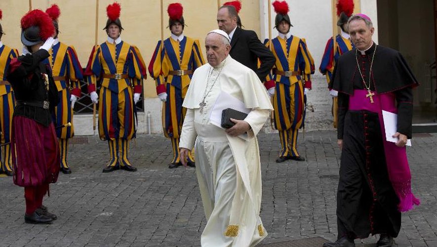 Le pape François au Vatican le 17 octobre 2014