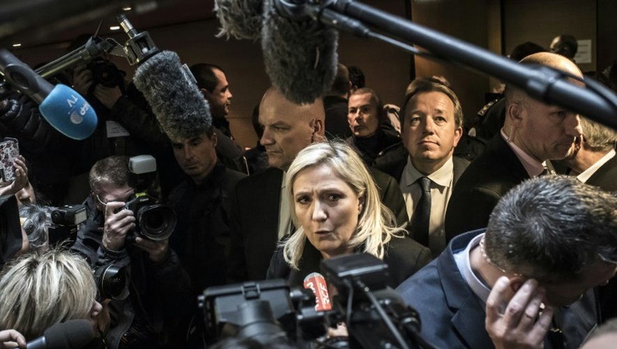Marine Le Pen le 20 octobre 2015 à Lyon