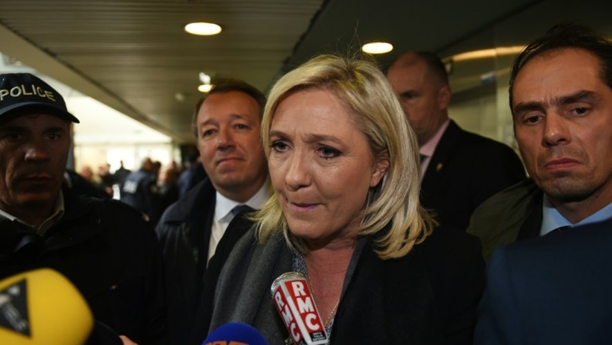 Marine Le Pen le 20 octobre 2015 à Lyon