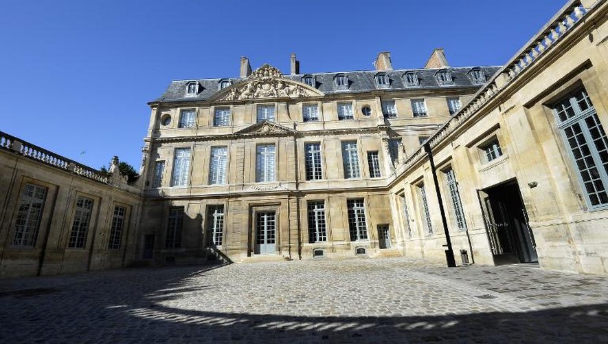 L'Hôtel Salé dans le quartier du Marais à Paris le 18 octobre 2014