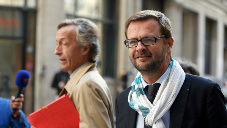 Jérôme Lavrilleux, à son arrivée au Pôle financier le 9 octobre 2015 à Paris