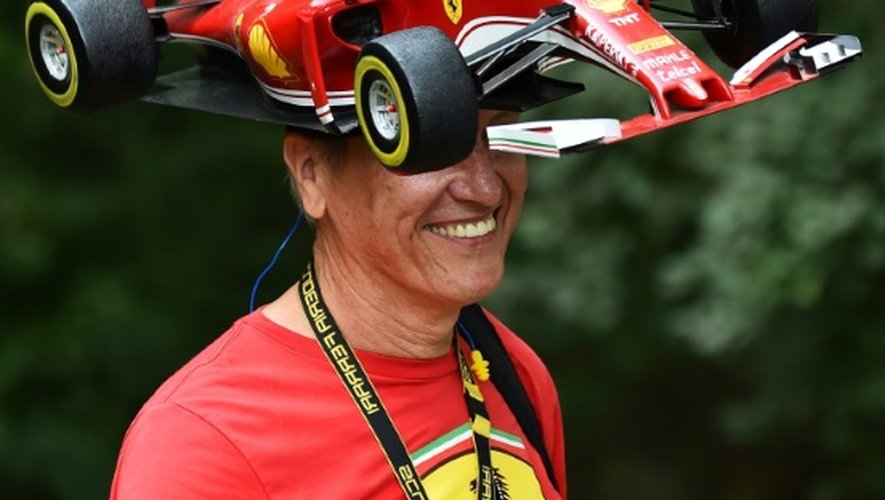 Un supporter de Ferrari, le 3 septembre 2016 à Monza