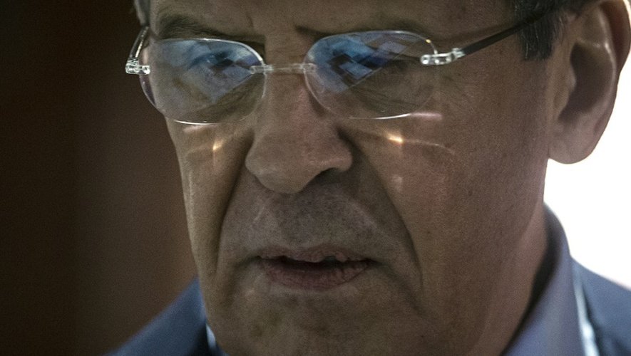 Le ministre russe des Affaires étrangères Sergueï Lavrov, à Vienne, le 23 octobre 2015