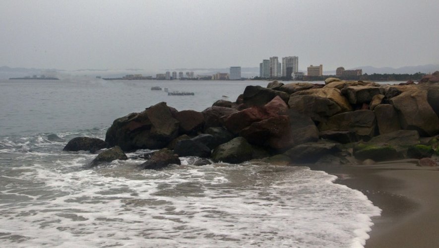 La plage de Puerto Vallarta, au Mexique, le 23 octobre 2015